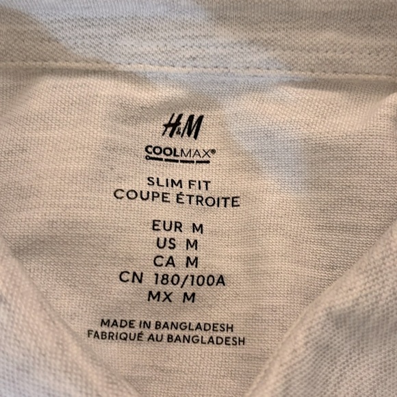 3-Pack H&M Polo Shirts. Size M - Picture 8 of 9